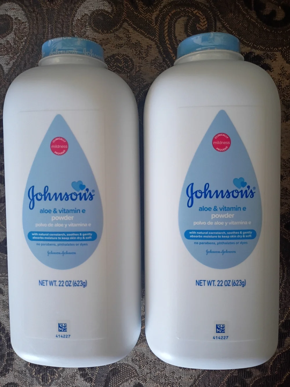 Aloe & Vitamin E Baby Powder - White